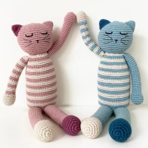 Plush Sleeping Kitten