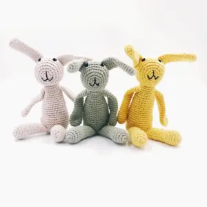 My First Bunny Organic Baby Rattle
