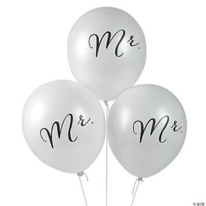 Mr. 11″ Latex Balloons