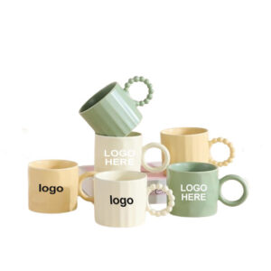 Mug with a Pearl Handle