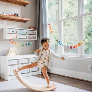 Felted Alphabet and Numbers Garland (Rainbow)