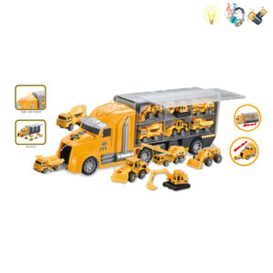 Engineering vehicle set container truck toy