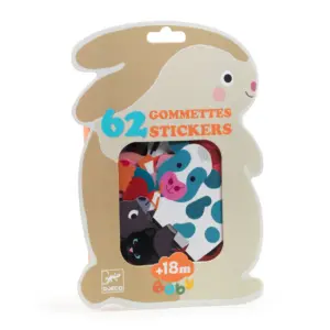 Farm Animal Toddler Stickers