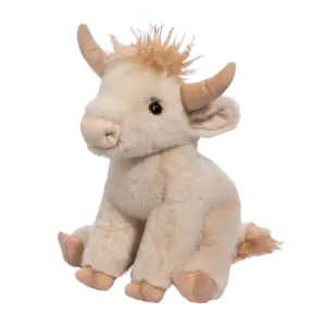 Laddie Cream Highland Cow Super Soft