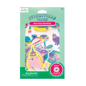 Stickiville Nom Nom Narwhals Scented Stickers