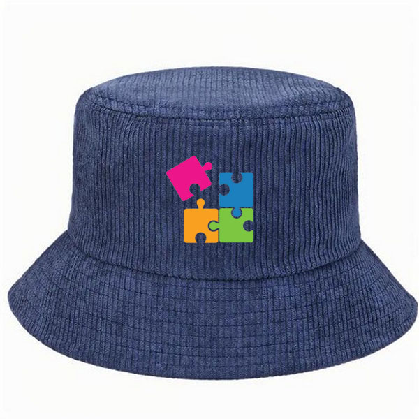 Custom Multicolor Corduroy Bucket Hat