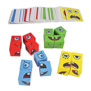 Wooden Funny Expression Puzzle