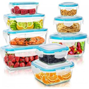 Glass food containers