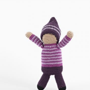 Pixie Rattle Dolls: Violet Purple