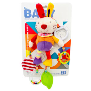 Baby Animal Hanging Toy With Teether