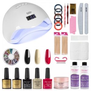 Gel nail kit, 48W UV lamp