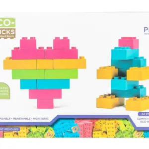 Eco-Bricks Plus+ Color Bricks 32pc