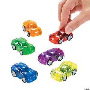Transparent Pull-Back Cars