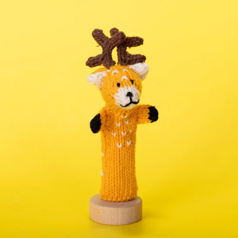 Lucuma Deer Finger Puppet