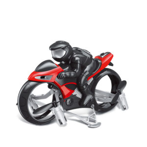 Remote control land and air two-in-one motorcycle mini drone
