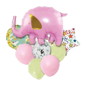 Pink elephant balloon