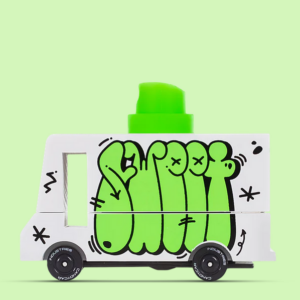 Candylab Graffiti Green Van