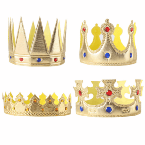 Gold Jeweled Crown