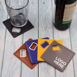 Coaster Leather Bottle Opener