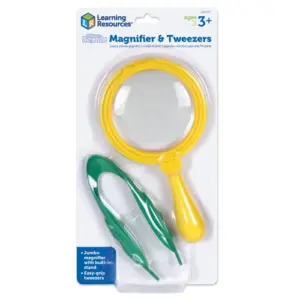 Primary Science Magnifier and Tweezers