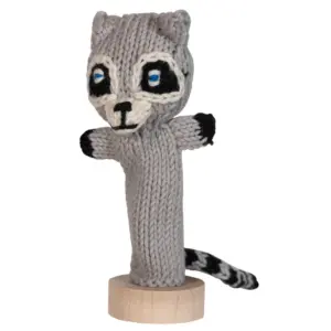 Lucuma Raccoon Finger Puppet