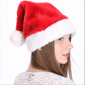 Deluxe Plush Santa Hat