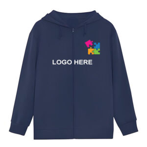 Customized Zip-up Hooded Sweatshirt