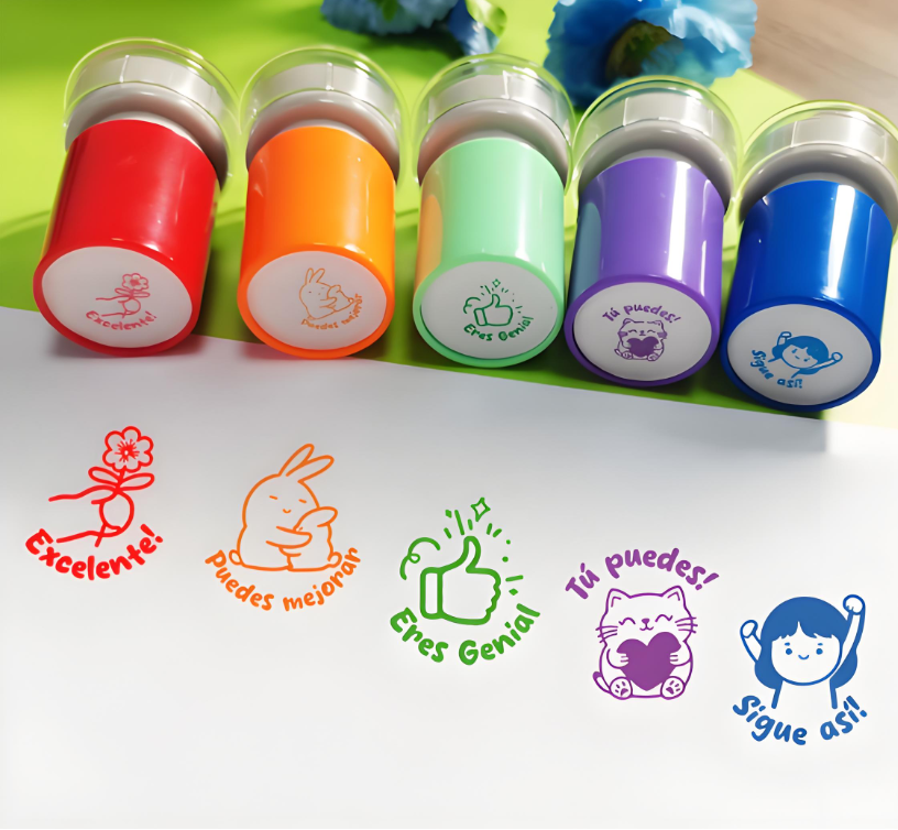 Custom OEM Stationery Office Stamper Stamp