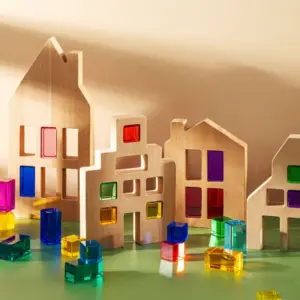 Wooden Canal House Blocks