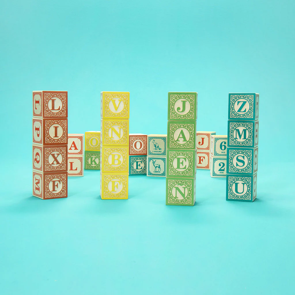 Uncle Goose Spanish Letter Blocks