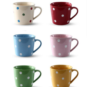 Ceramic Polka Dot Mugs