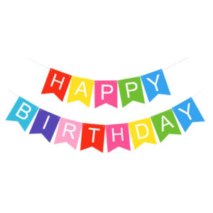 Happy Birthday Banner Sign