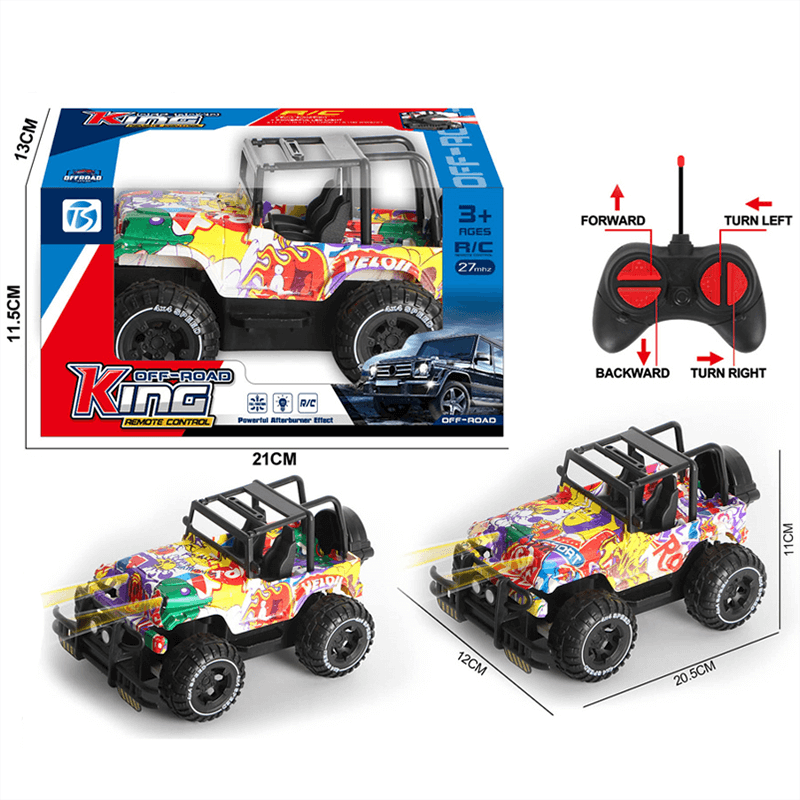 Graffiti watermark remote control car