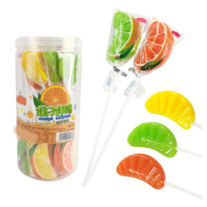 Orange Shape Lollipop