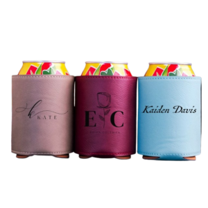 Leather-Like Can Cooler