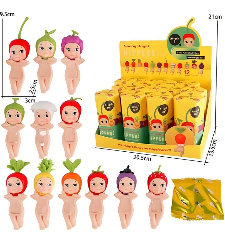 PVC Angel Bow Legs Fruit 12 Types
