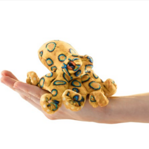 Blue Ringed Octopus Finger Puppet