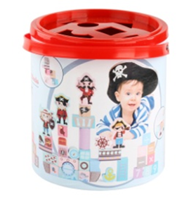 Wooden Building Block Toys Toddlers